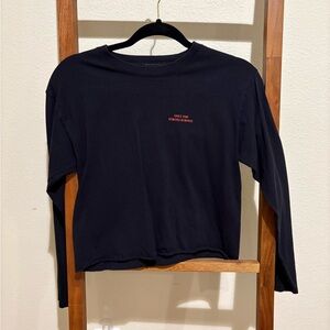 Urban Outfitters Black Crew Neck Tee